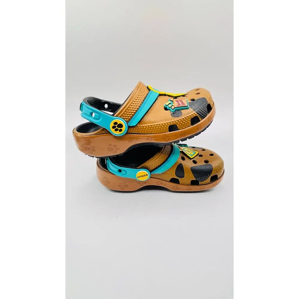 Crocs Classic Clog Scooby-Doo! Limited Edition slip on toddler shoes sz 10